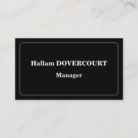 Visite Carte de profil professionnelle d'antan (Devant)