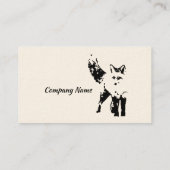 Visite Carte de profil professionnelle personnalisée Cute (Dos)