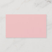 Visite Carte de profil Rose antique (Dos)
