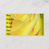 Visite Carte de profil Rose déployée (Dos)