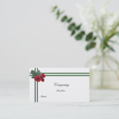 Visite Carte de profil Rose mariage (Debout devant)