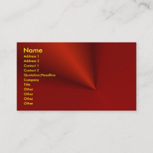 Visite Carte de profil rouge