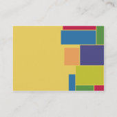 Visite Carte de profil Saxophone Colorblocks (Dos)