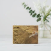 Visite Carte de profil Sea Shell (Debout devant)