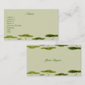Visite Carte de profil shamrock (Devant / Derrière)