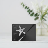Visite Carte de profil Shuriken (Debout devant)