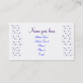 Visite Carte de profil Star is Born (Dos)