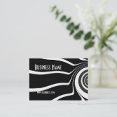 Visite Carte de profil Style Noir & Blanc Spin (1) (Debout devant)