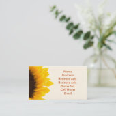 Visite Carte de profil Sunflower (Debout devant)