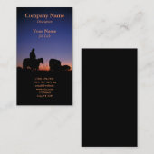 Visite Carte de profil Sunset (Devant / Derrière)