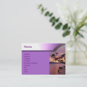 Visite Carte de profil Sunset (Debout devant)