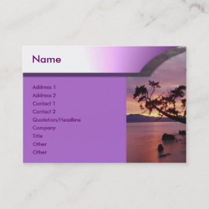 Visite Carte de profil Sunset