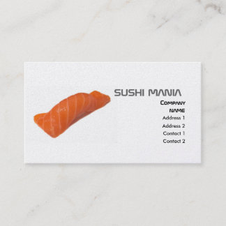 Visite Carte de profil SUSHI MANIA