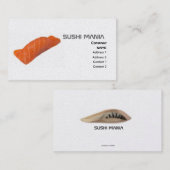 Visite Carte de profil SUSHI MANIA (Devant / Derrière)