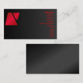 Visite Carte de profil Trapezoid (Devant / Derrière)