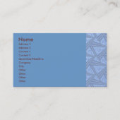 Visite Carte de profil Triangle Art déco (Devant)