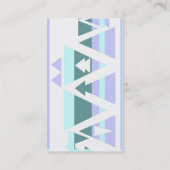 Visite Carte de profil Triangles Nord (Dos)