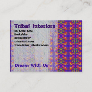 Visite Carte de profil Tribal Interiors