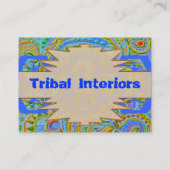 Visite Carte de profil Tribal Interiors 3 (Dos)