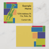 Visite Carte de profil Trumpet Colorblocks (Devant / Derrière)