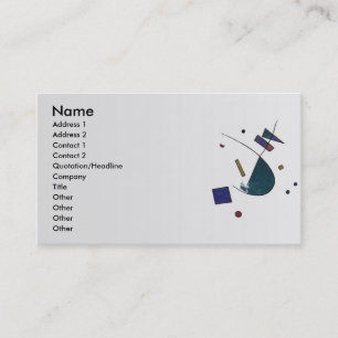 Visite Carte de profil Verdi Abstraite