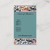 Visite Carte de profil vintage Oiseaux (Dos)