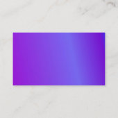 Visite Carte de profil Violet (Dos)