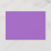 Visite Carte de profil Violet (Dos)