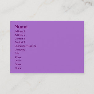 Visite Carte de profil Violet