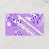 Visite Carte de profil Violet clair (Dos)