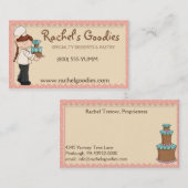 Visite Carte de profil Whimsical Country Baker (Devant / Derrière)