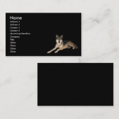 Visite Carte de profil Wolf (Devant / Derrière)