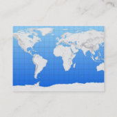 Visite Carte de profil World Map (Dos)