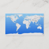 Visite Carte de profil World Map (Dos)