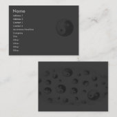 Visite Carte de profil Yin Yang (Devant / Derrière)