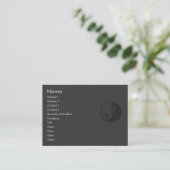Visite Carte de profil Yin Yang (Debout devant)