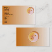 Visite Carte de profil Yin Yang (Devant / Derrière)