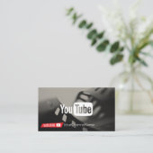 Visite Carte de publicité de canal (Debout devant)