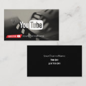 Visite Carte de publicité de canal (Devant / Derrière)