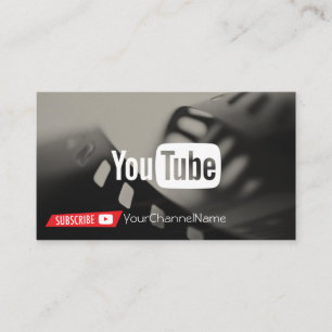 Visite Carte de publicité de canal