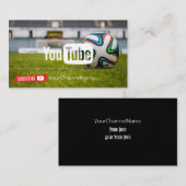 Visite Carte de publicité de canal (Devant / Derrière)