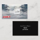 Visite Carte de publicité de canal (Devant / Derrière)