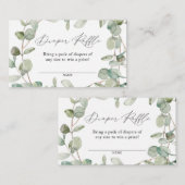 Visite Carte de rabat Eucalyptus Diaper (Devant / Derrière)