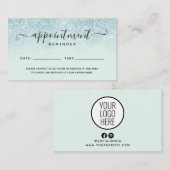 Visite Carte de rappel de rendez-vous Spa du salon de Par (Devant / Derrière)