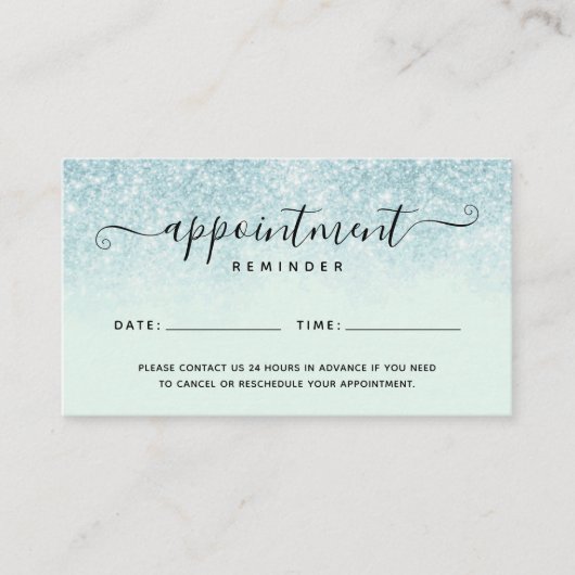 Visite Carte de rappel de rendez-vous Spa du salon de Par (Devant)