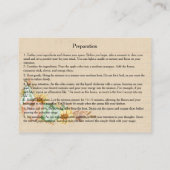 Visite Carte de recettes en vrac pour sorcière de cuisine (Dos)