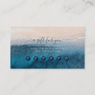 Visite Carte de récompense PixDezines Deep Blue Sea Beach