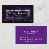 Visite Carte de réduction professionnelle Vape Shop (Devant / Derrière)