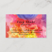 Visite Carte de réduction professionnelle Vape Shop (Dos)