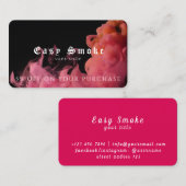 Visite Carte de réduction professionnelle Vape Shop (Devant / Derrière)